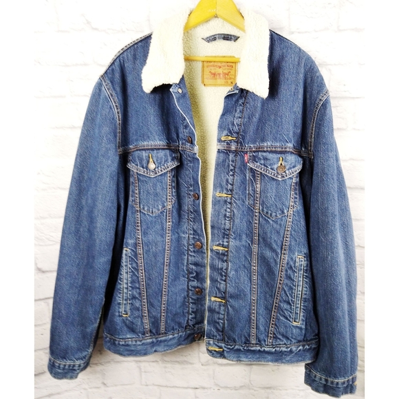 Levi's Jackets & Blazers - Levi's Sherpa Lined Denim Trucker Jacket XL